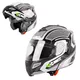 Flip-Up Motorcycle Helmet W-TEC NK-839 - S-Cape Black Grey