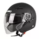 Kask motocyklowy otwarty W-TEC NK-617 z blendą - Matowy czarny