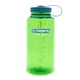 Outdoor Water Bottle NALGENE Wide Mouth Sustain 1 L - Gray w/Blue Cap - Parrot Green
