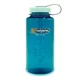 Outdoor Water Bottle NALGENE Wide Mouth Sustain 1 L - Gray w/Blue Cap - Trout Green 32 NM