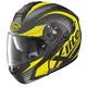Výklopná moto prilba X-Lite X-1004 P/J Nordhelle N-Com Flat Black-Yellow - čierno-žltá - čierno-žltá