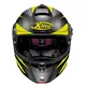 Výklopná moto prilba X-Lite X-1004 P/J Nordhelle N-Com Flat Black-Yellow - čierno-žltá