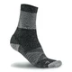 Ponožky CRAFT XC  Warm - biela s čiernou - biela s čiernou