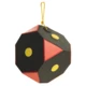 Závěsná terčovnice Yate Cube Polimix 30x30x30cm černá-červená