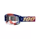 Motorcycle Goggles 100% Racecraft 2 United – Clear Lens