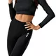 Boco Wear Black Cropped Damen Leggings nahtlos