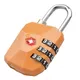 Suitcase Lock Munkees TSA Diamond - Fluo Orange - Fluo Orange