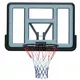 Spartan Transparent Basketballkorb mit Backboard