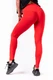 Női leggings Nebbia One tone pattern 677 - piros