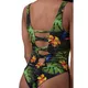 Dámske jednodielne plavky Nebbia High Energy Monokini 560 - Jungle Green