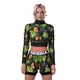 Dámská bunda Nebbia High-Energy Cropped Jacket 564 - Jungle Green - Jungle Green