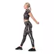 Nebbia Active 568 Damen-Crop-Top - Volcanic Black