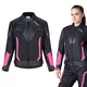 Dámská moto bunda W-TEC Durmana - černo-růžová - černo-růžová