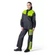 Moto pláštěnka W-TEC Igava - černá-fluo zelená