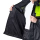 Moto pláštěnka W-TEC Igava - černá-fluo zelená