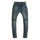 Damskie jeansy na motocykl PANDO MOTO Rosie Navy - Niebieski