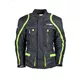 Men’s Long Moto Jacket W-TEC Glomnitz - Black-Green - Black-Green