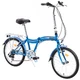 Skladací bicykel DHS City Line 2024 - model 2013 - modrá - modrá