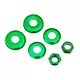 Bushing Washers - Red - Green