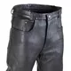 Men's Leather Moto Pants W-TEC Roster NF-1250 - Black