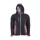 Dámska softshell moto bunda W-TEC NF-2781 - 2. akosť - čierno-ružová - čierno-ružová