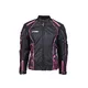 Women’s Moto Jacket W-TEC Calvaria NF-2406 - Black-Pink with Graphics