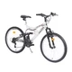 Celoodpružený bicykel DHS Kreativ 2641 26" - model 2015 - bielo-čierna