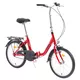 Skladací bicykel DHS Folding Bike 2022 - model 2013 - modrá - červená