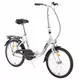 Skladací bicykel DHS Folding Bike 2022 - model 2013 - biela - biela