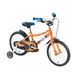 Detský bicykel DHS Kid Racer 1601 16" - model 2015 - bielo-modrá - oranžová