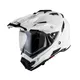 Kask motocyklowy motocrossowy Alltop AP-8853 - Biały błyszczący - Biały błyszczący