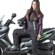 Damen Motorrad Lederstiefel W-TEC NF-6090 - schwarz