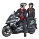 W-TEC NF-2785 Damen Motorradjacke - schwarz-weiß