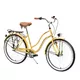 Dámsky mestský bicykel DHS Cruiser 2602A 26" - model 2014 - ružová - krémovo žltá