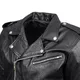 Leather Motorcycle Jacket W-TEC Perfectis - Black