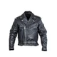 Kožená moto bunda Sodager Live To Ride Jacket - černá, 4XL - černá