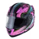 Flip-Up Motorcycle Helmet W-TEC Pezzon Magenta