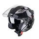 Kask motocyklowy otwarty z blendą W-TEC YM-627 - Brązowo-czarny