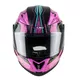 Výklopná moto prilba W-TEC YM-925 Magenta