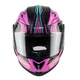 Flip-Up Motorcycle Helmet W-TEC Pezzon Magenta