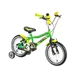 Rower dziecięcy DHS Speed 1403 14" - model 2017 - Biały - Zielony