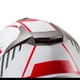 Motorcycle Helmet W-TEC YM-623 WR - White-Red