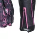 Women’s Moto Jacket W-TEC Calvaria NF-2406 - Black-Pink with Graphics