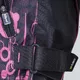 Women’s Moto Jacket W-TEC Calvaria NF-2406 - Black-Pink with Graphics