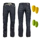Men’s Moto Jeans W-TEC A-1013 - Black - Black