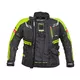 Női motoros kabát W-TEC Ventura Lady - fekete-fluor sárga