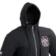 Férfi kapucnis pulcsi W-TEC Black Heart Vintage Iron Hoodie - fekete, XXL