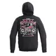 Bluza motocyklowa męska z kapturem W-TEC Black Heart Vintage Iron Hoodie - Czarny