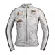 Damen Leder Motoradjacke W-TEC Sheawen Lady White New - weiß