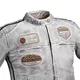 Women’s Leather Motorcycle Jacket W-TEC Sheawen Lady White New - White